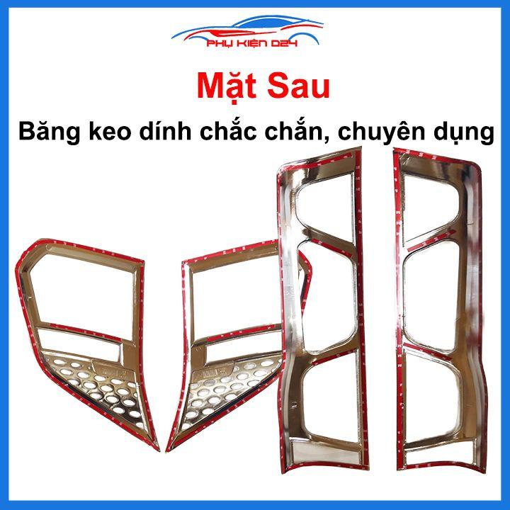 Ốp viền đèn pha hậu mạ crom Transit 2014-2015-2016-2017-2018-2019-2020 chống trầy trang trí bảo vệ xe