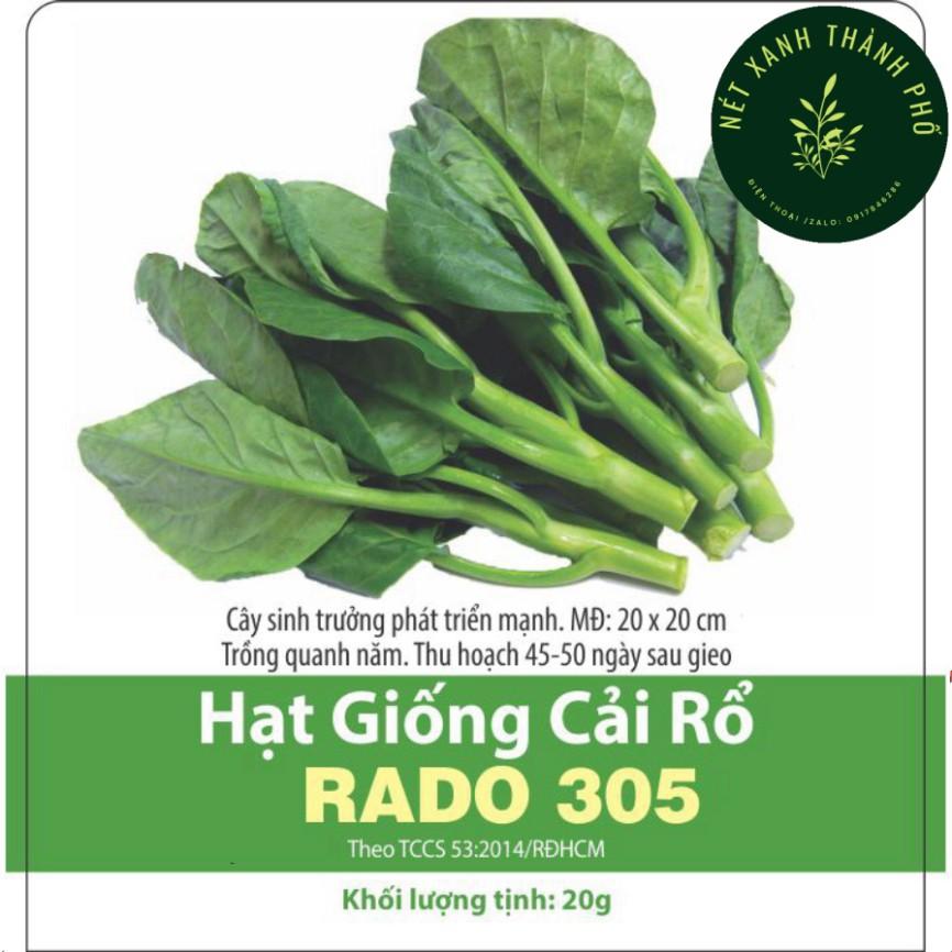 Hạt giống Cải Rổ Chịu Nhiệt, cải làn, 5gr, năng suất cao