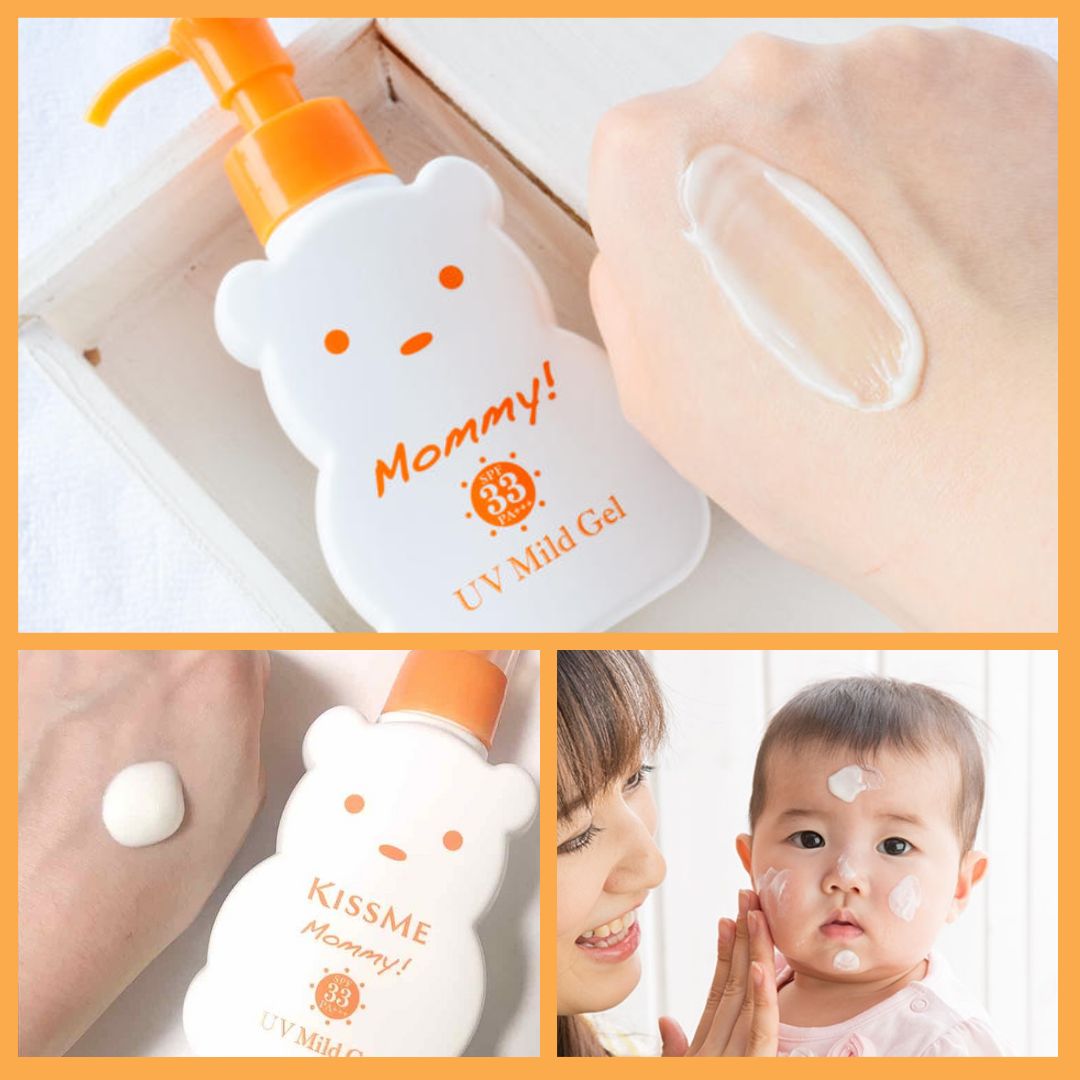 Kem Chống Nắng Dành Cho Trẻ Em Từ 06 Tháng Và Người Có Làn Da Nhạy Cảm Kissme Mommy (Chai 100g)