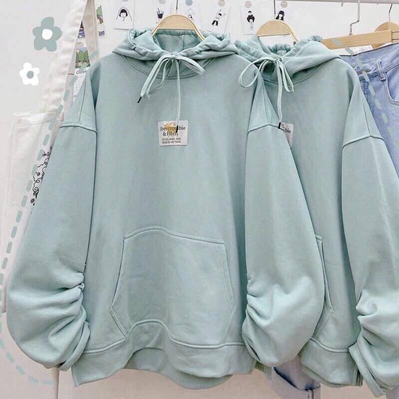 Áo Khoác Hoodie Nỉ Ngoại - Áo Hoodie Form Rộng Phối Logo Trước Ngực Trẻ Trung Hottrend