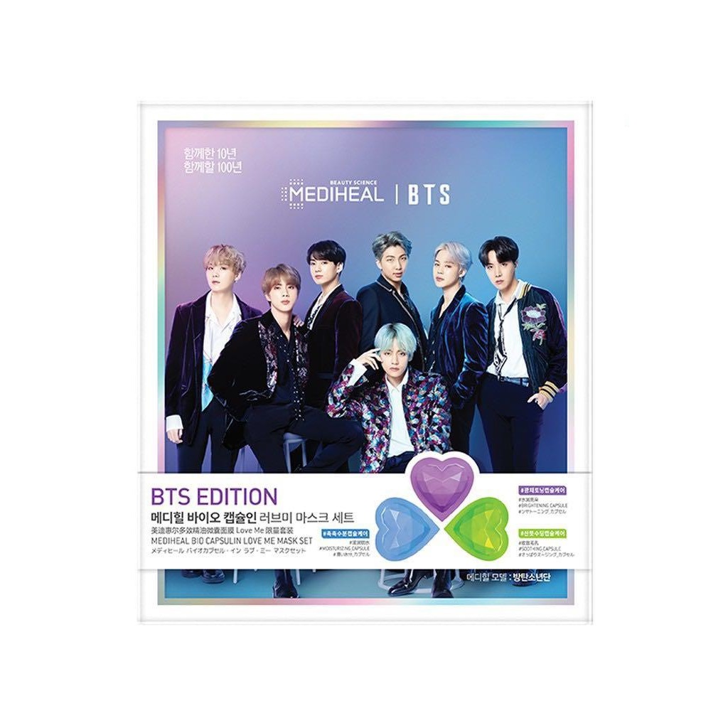 Set 3 mặt nạ Mediheal BTS Bio Capsulin Love Me Mask Set 1st Edition (3 sheets)