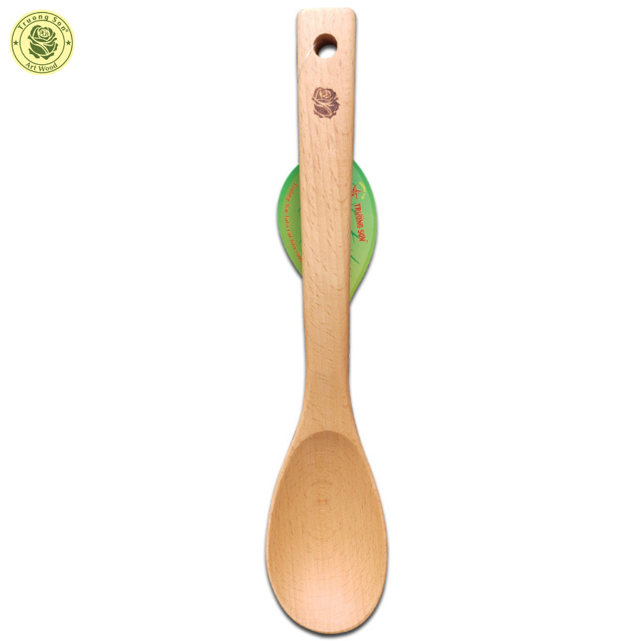 Muỗng Múc Canh Rau Có Đế Chân - Vá Gỗ TS03 - Đồ Gỗ Nhà Bếp Thương Hiệu Trường Sơn