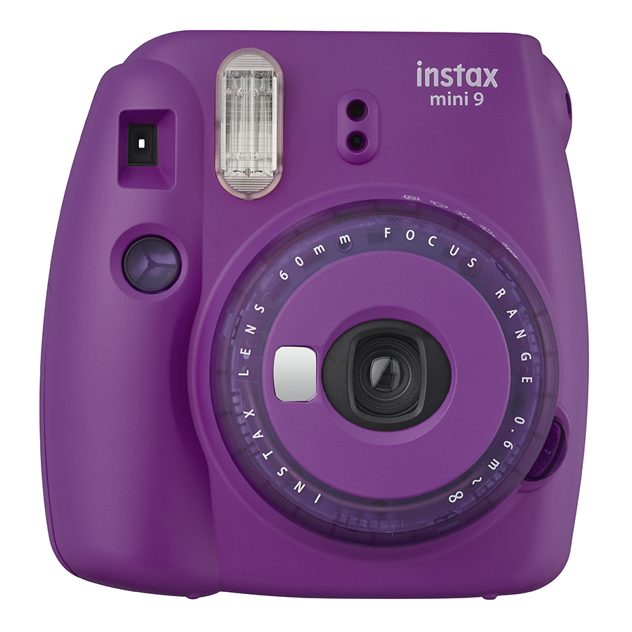 Máy Ảnh Selfie Lấy Liền Fujifilm Instax Mini 9 Clear Purple - Hàng Chính Hãng