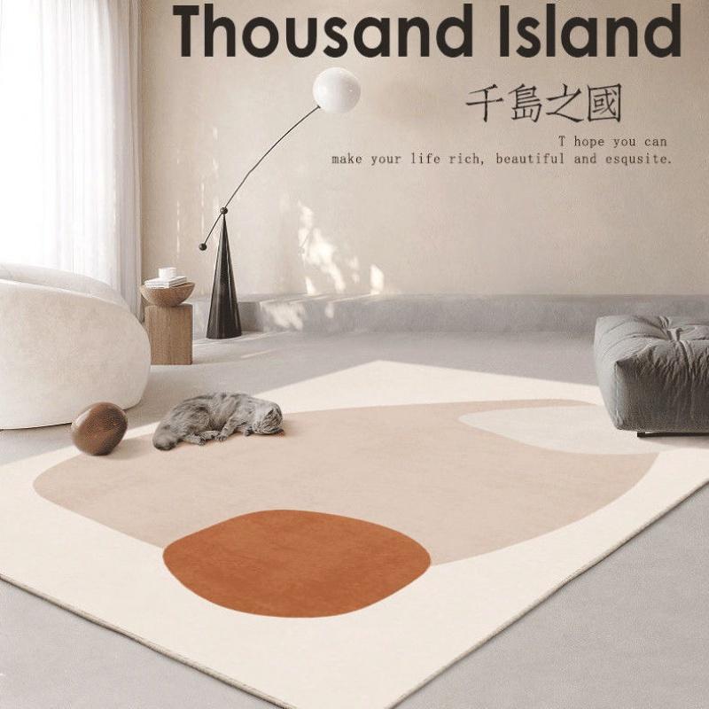 Thảm Lót Sàn Bằng Vải Lông Phong Cách Bắc Âu Hiện Đại