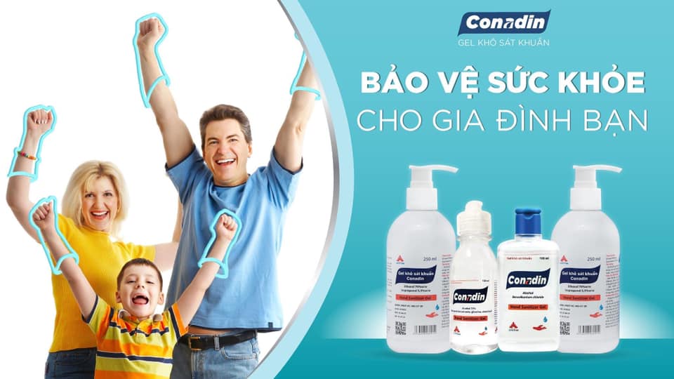 Gel Rửa Tay Conadin (Chai 250ml)