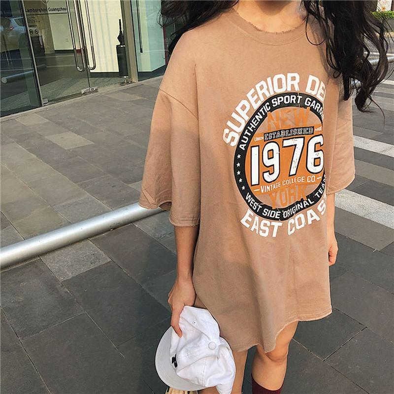 Áo thun unisex tay lỡ form rộng - Phông 1976