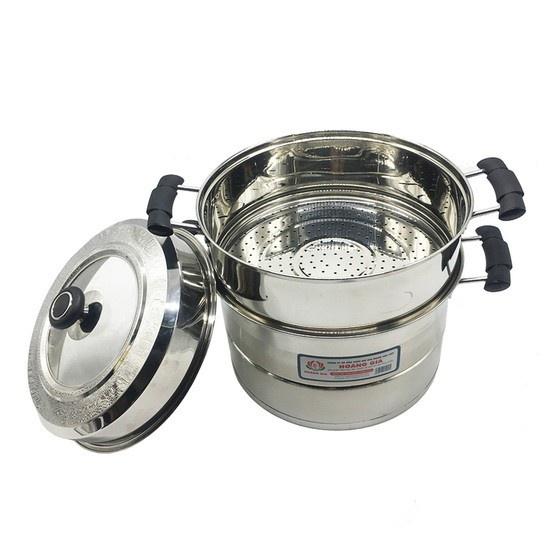 Nồi hấp inox 3 tầng dày cao cấp