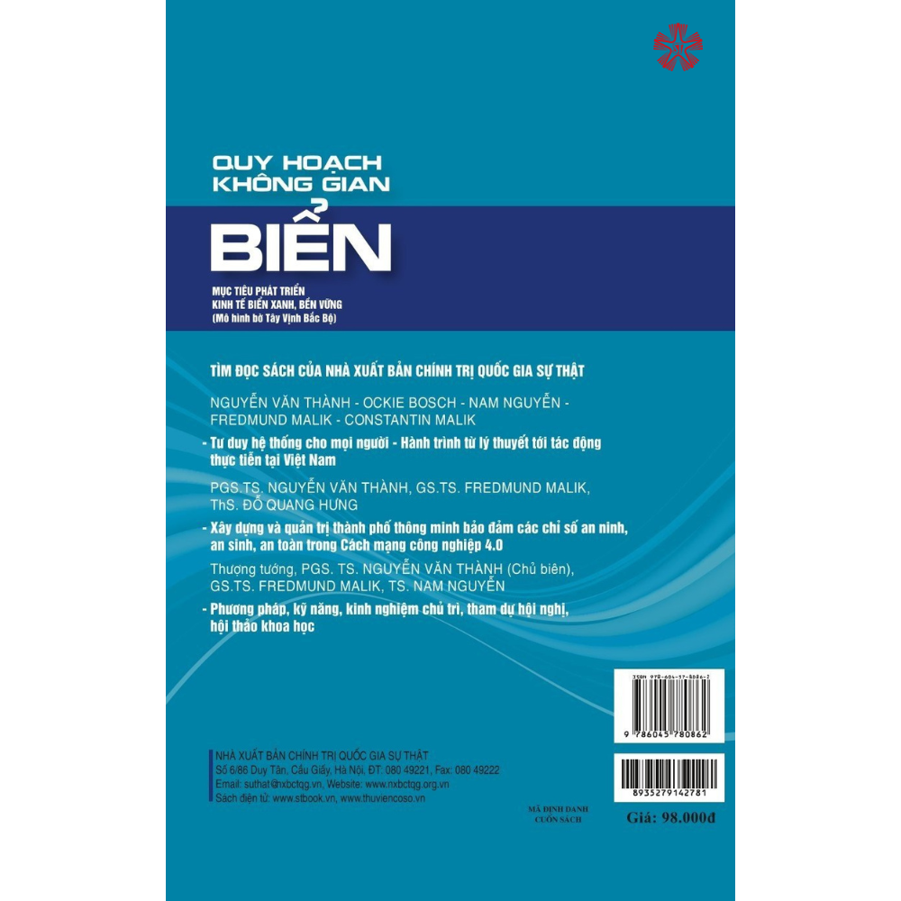 Quy hoạch không gian biển mục tiêu phát triển kinh tế biển xanh, bền vững (mô hình bờ Tây Vịnh Bắc Bộ)