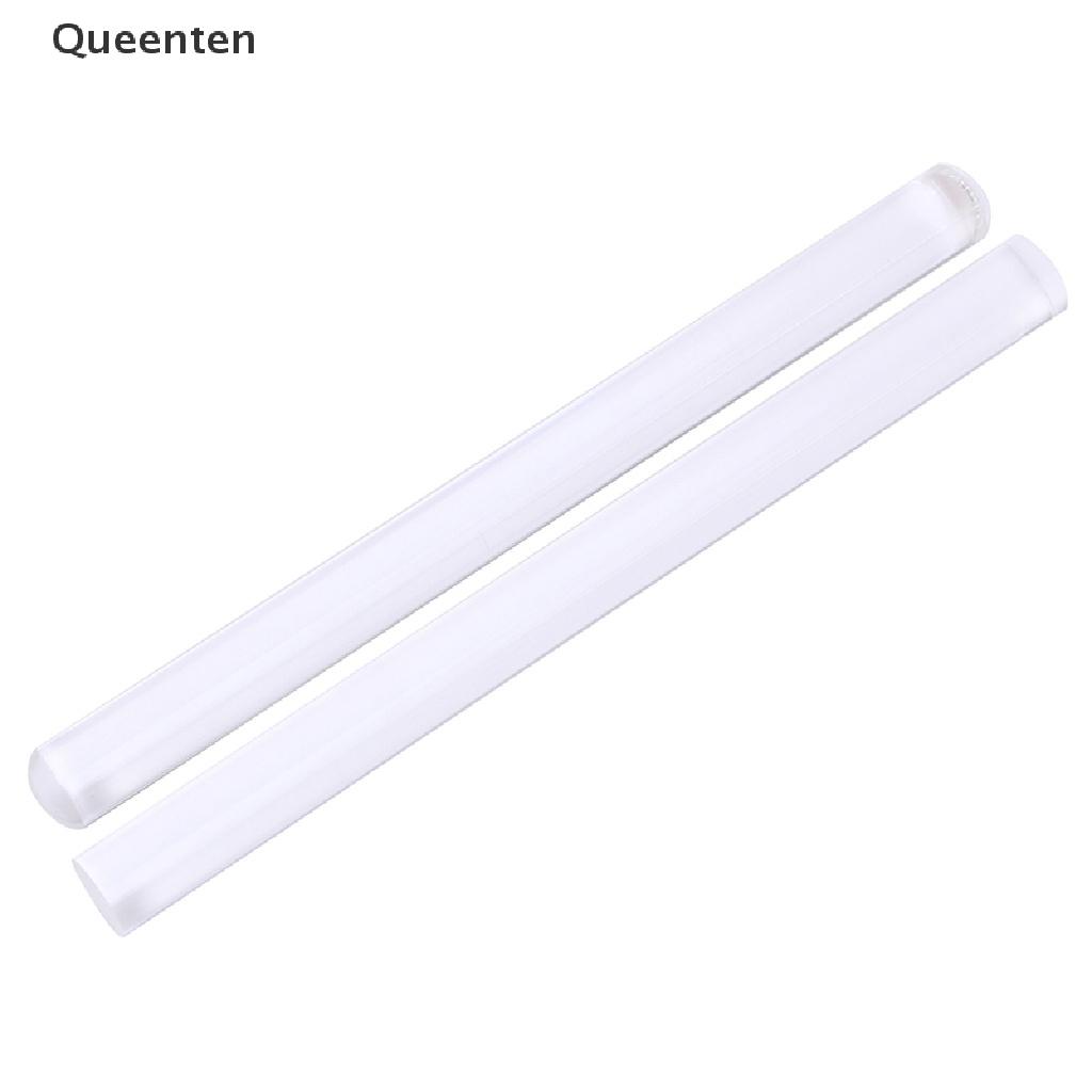 Queenten Non-stick Acrylic Rolling Pins Transparent Cake Roller Pastry Boards Cake Tools QT