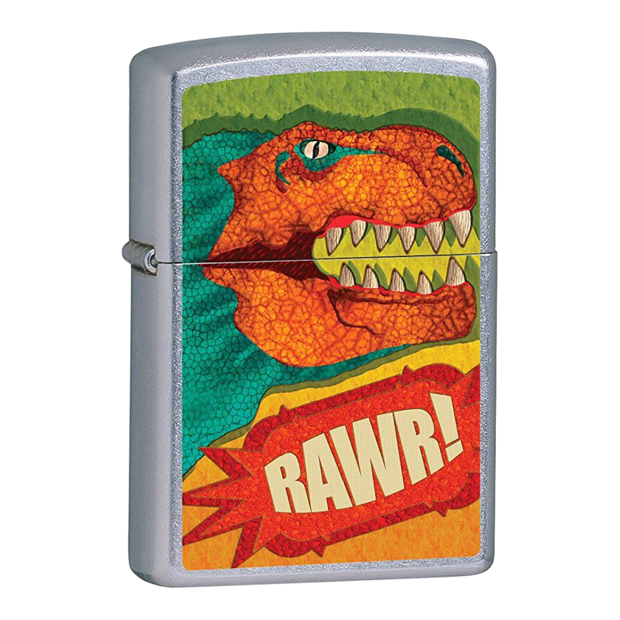 Bật Lửa Zippo 24886 T Rex Street Chrome