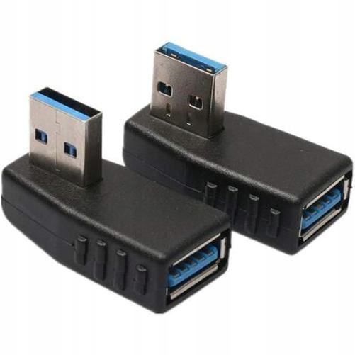 Bộ điều hợp USB 3.0 , Bộ điều hợp góc USB 3.0, Đầu nối góc USB, bao gồm Bộ điều hợp góc trái và phải.