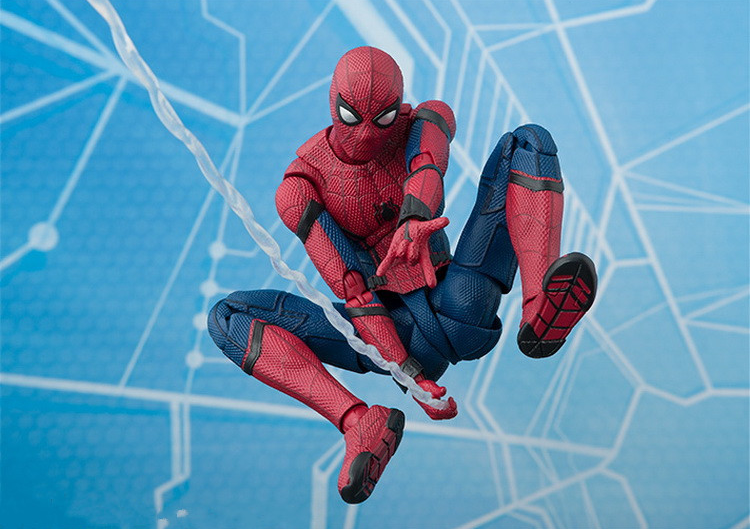 Mô Hình Khớp Phim Marvel Spiderman người nhện balo 15cm