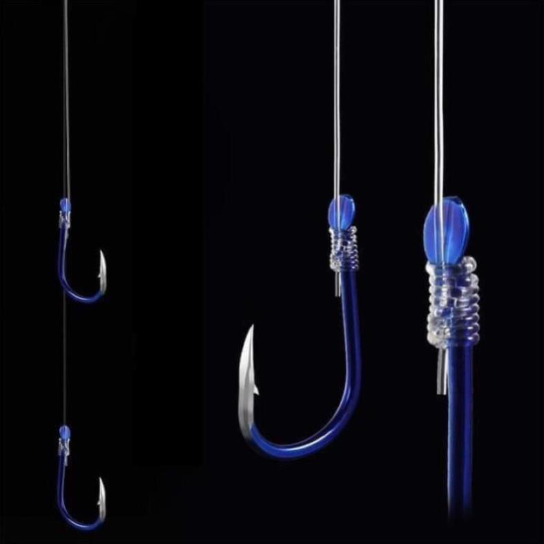 Hộp 10 bộ thẻo buộc sẵn câu đàihàng lưỡi nhập khẩu đồ câu FISHING_HD