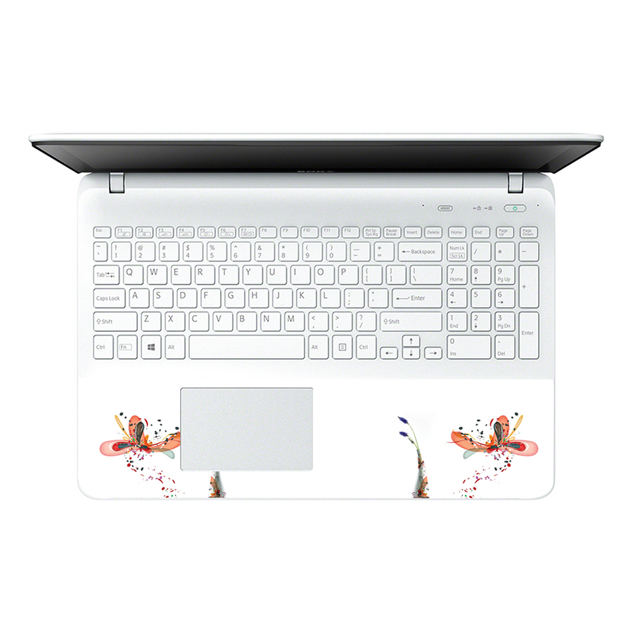 Miếng Dán Decal Dành Cho Laptop Mẫu Hoa Văn LTHV-112