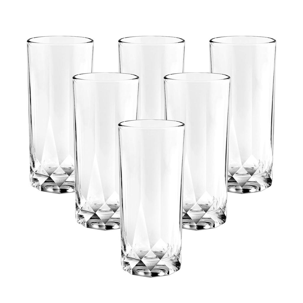 BỘ 6 CỐC THỦY TINH OCEAN CONNEXION HI BALL 2808 - 350 ML