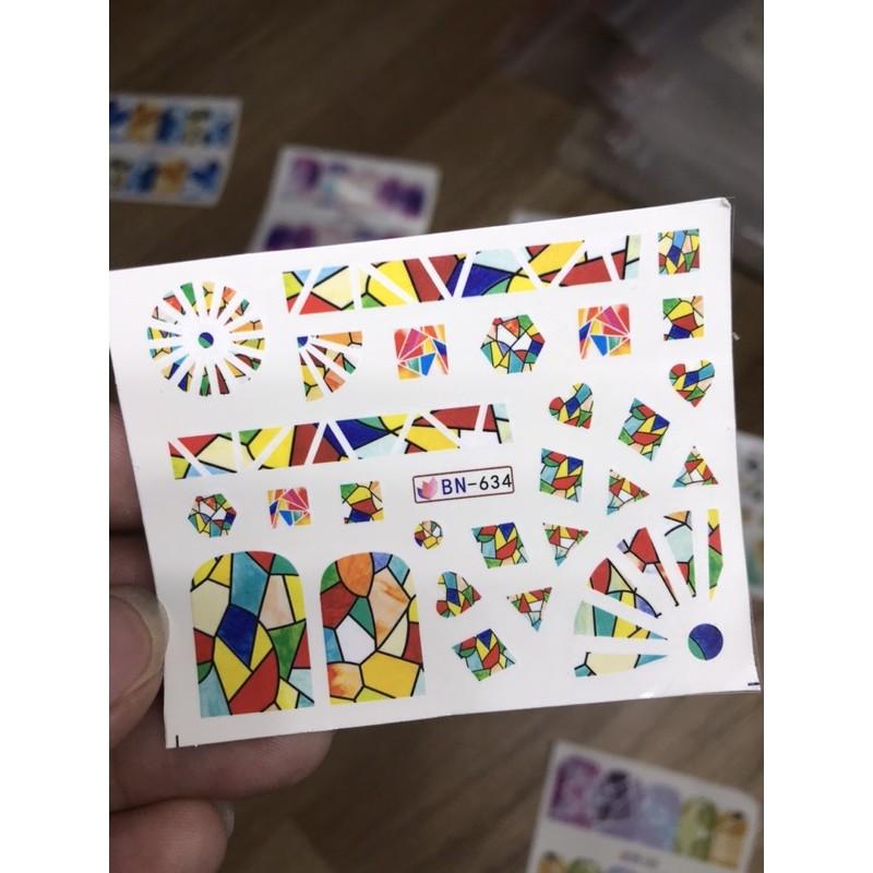 Dán Stick săm nước Vân đá , kẻ ô