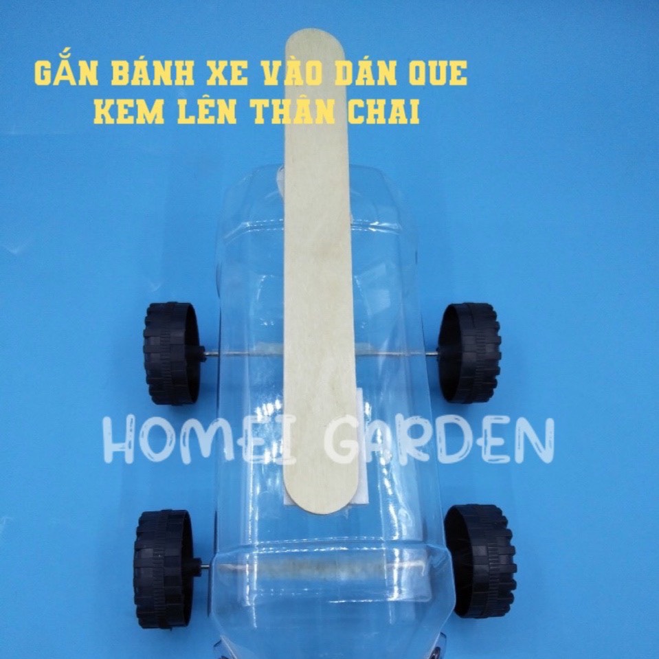 Đồ Chơi Thông Minh Steam DIY Xe Ô Tô Chạy Bằng Năng Lượng Gió Cho Trẻ - HM0178