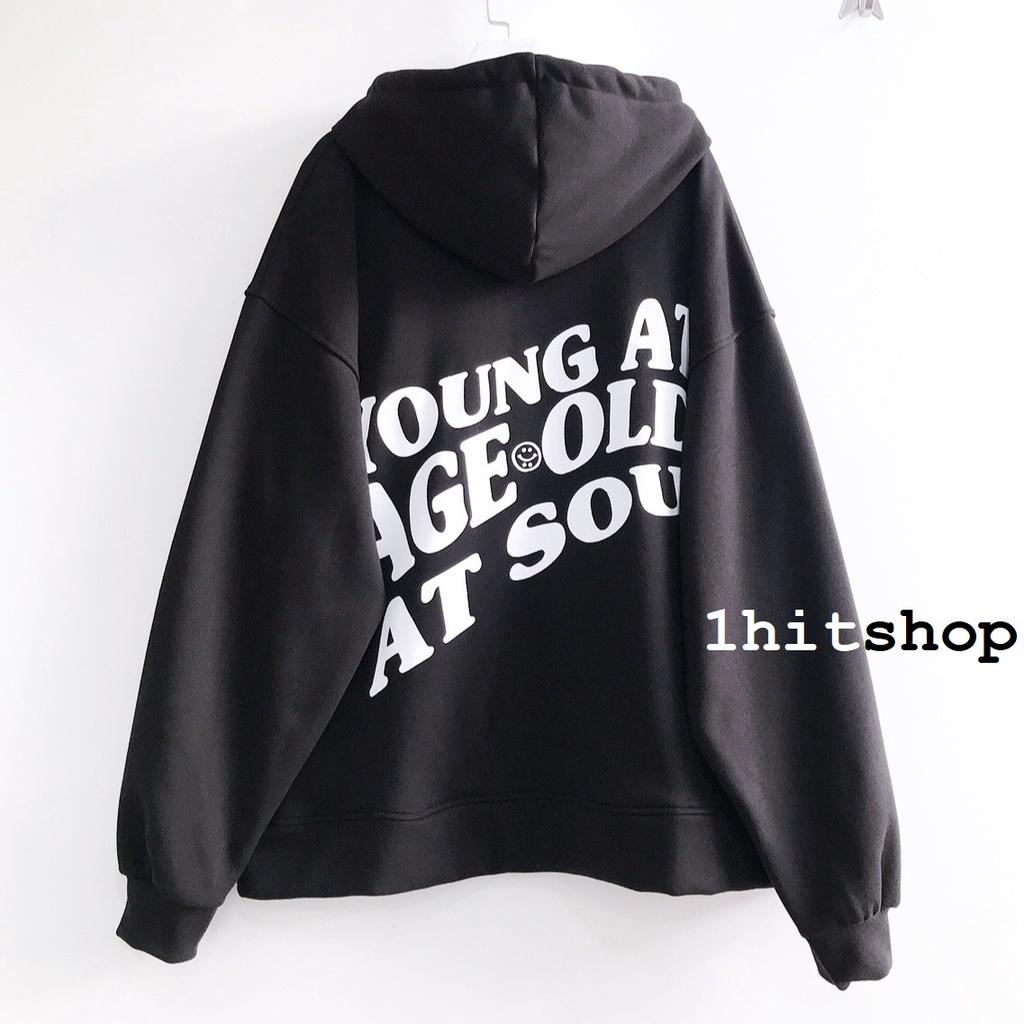 Áo KHOÁC Hoodie YOUNG AGE Ulzzang Unisex 1hitshop