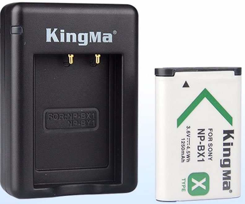 Combo 1 pin 1 sạc đôi Kingma for Sony NP-BX1 - Hàng chính hãng