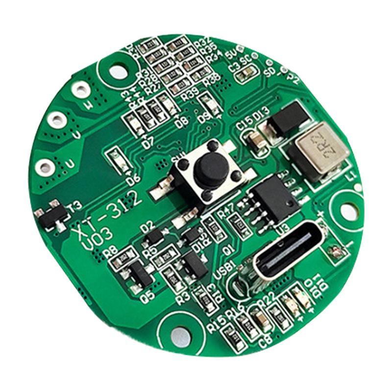 Giao hàng nhanh bảng mạch PCBA treo cổ quạt sạc USB gấp xách tay điều khiển trung tâm bảng mạch lõi SMT vá chống thấm