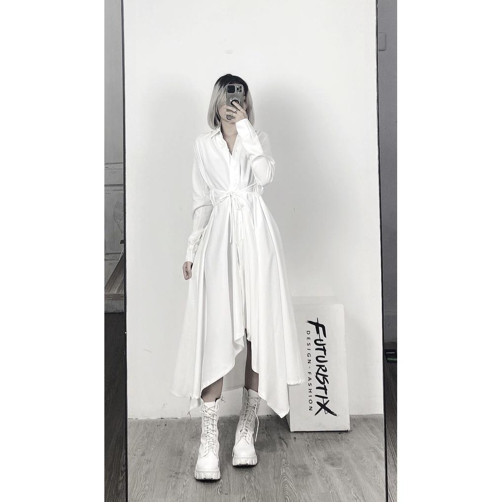 Váy Suông Dài Buộc Eo Black & White FuturistiX V230, V231