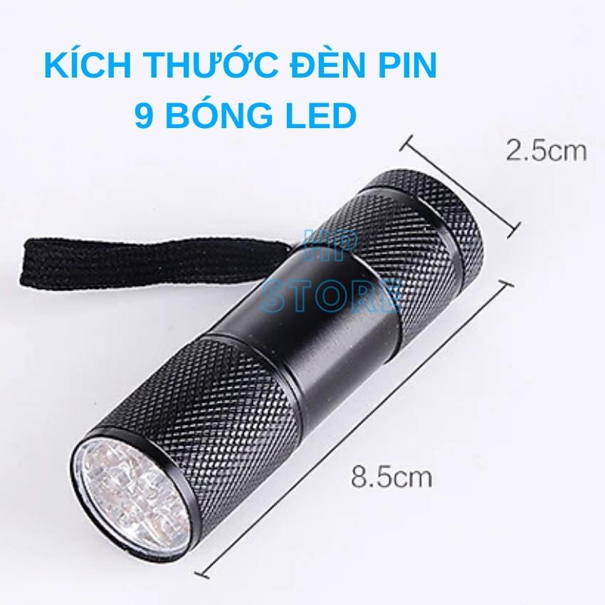 Đèn soi tiền gi.ả, đèn LED UV 9 bóng, đèn soi giấy tờ, cà vẹt, bằng lái xe, vé số, sấy keo