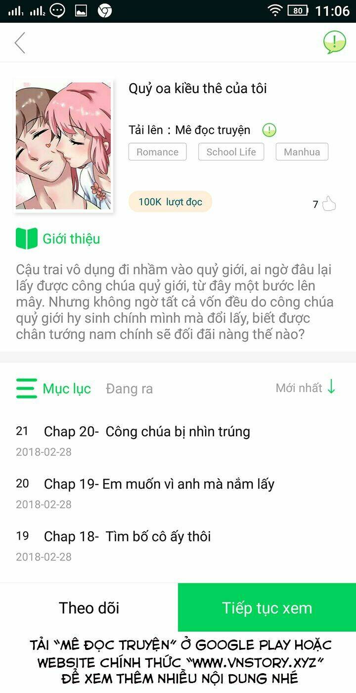 quỷ oa kiều thê của tôi chapter 5 12