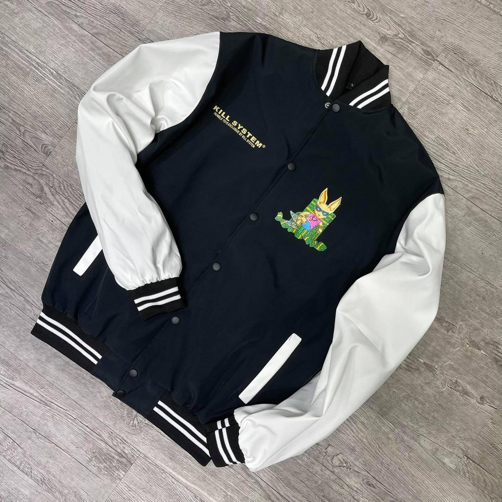 - RICH HUMBLE VARSITY JACKET - ÁO BOMBER DÙ FORM RỘNG UNISEX GIN STORE