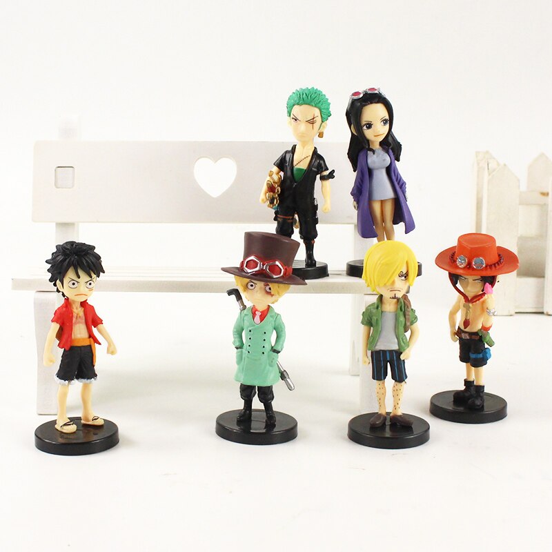 Bộ 06 Mô Hình Nhật Vật One Piece Trong Đảo Hải Tặc - Cao 8cm