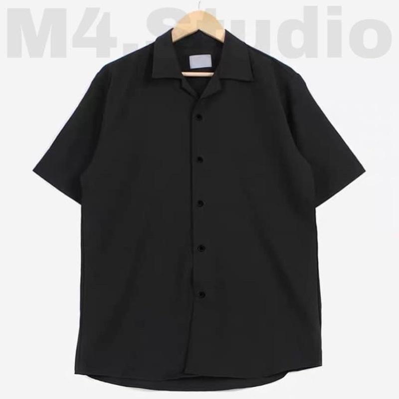 Áo sơ mi cổ vest tay ngắn // M4 Outfit