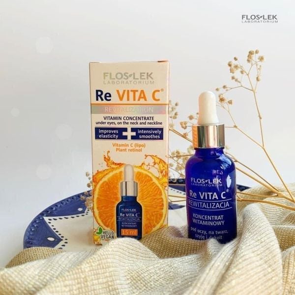 Serum Dưỡng Sáng, Trẻ Hóa Da Floslek Re Vita C Rewitalizacja 30ml