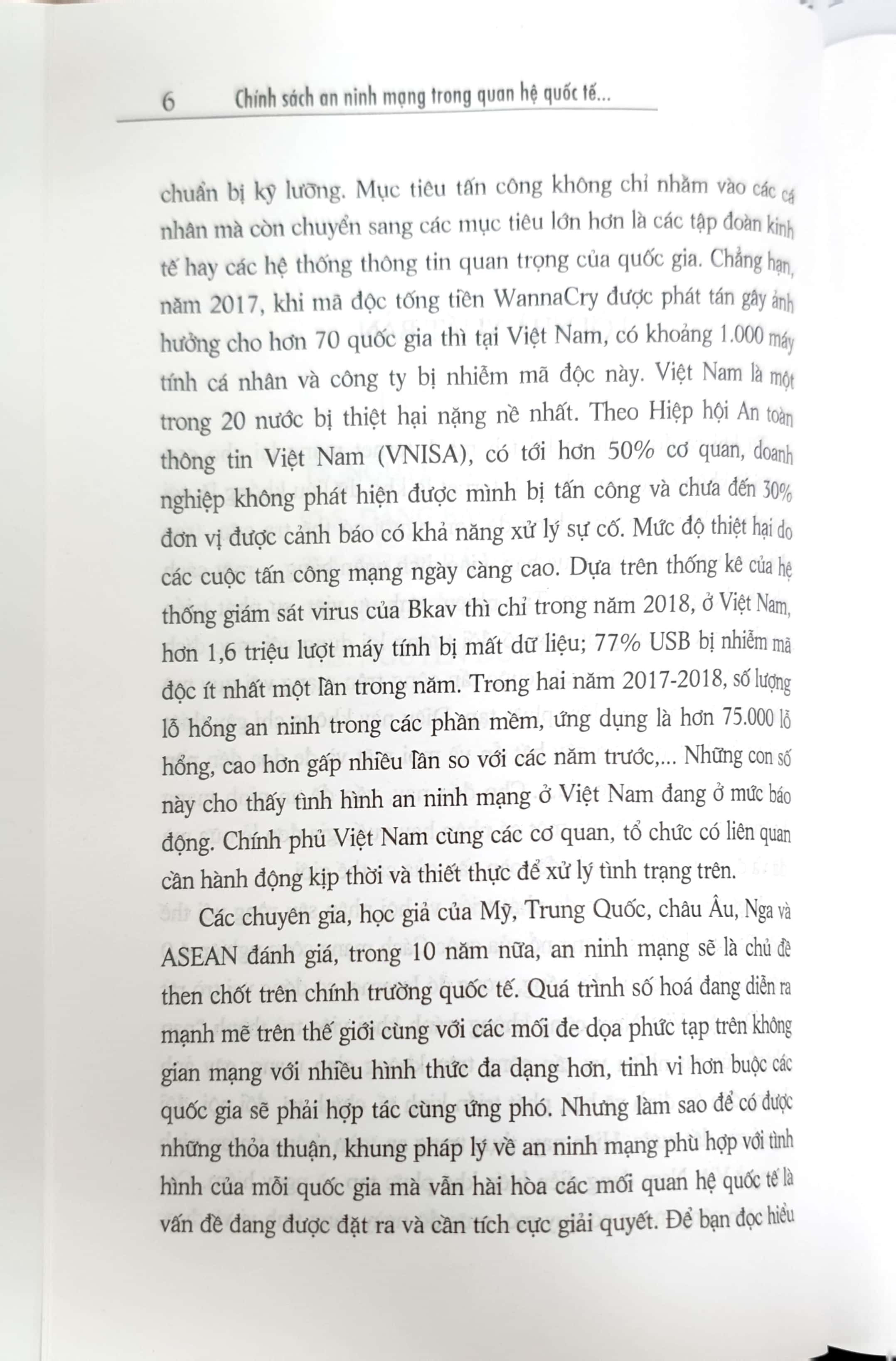 Chính sách an ninh mạng trong quan hệ quốc tế hiện nay và đối sách của Việt Nam