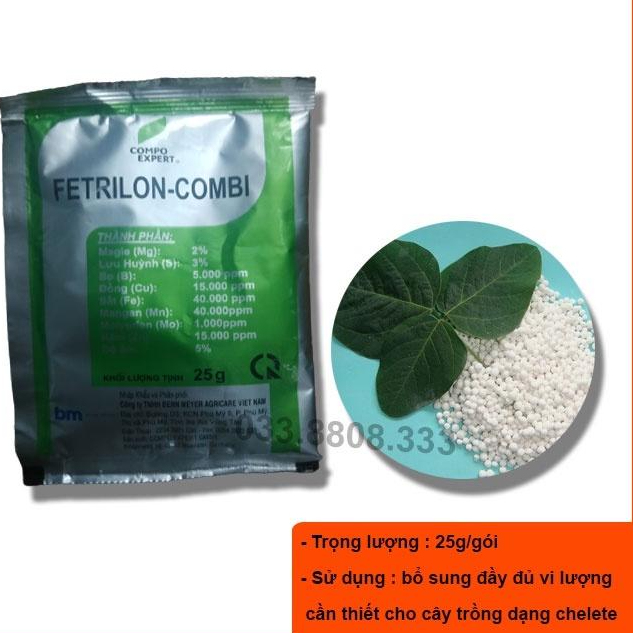 10 gói Phân Bón Lá FETRILON 2.5g - Phân Bón lá Trung Vi Lượng