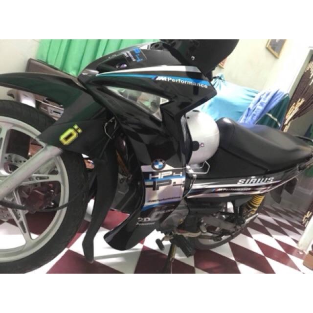 Tem sirius fi HP4 đen bạc xanh crom