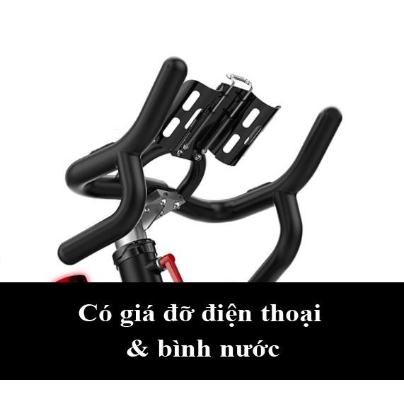 Xe đạp tập thể dục Fitness kháng từ, có cảm biến đo nhịp tim