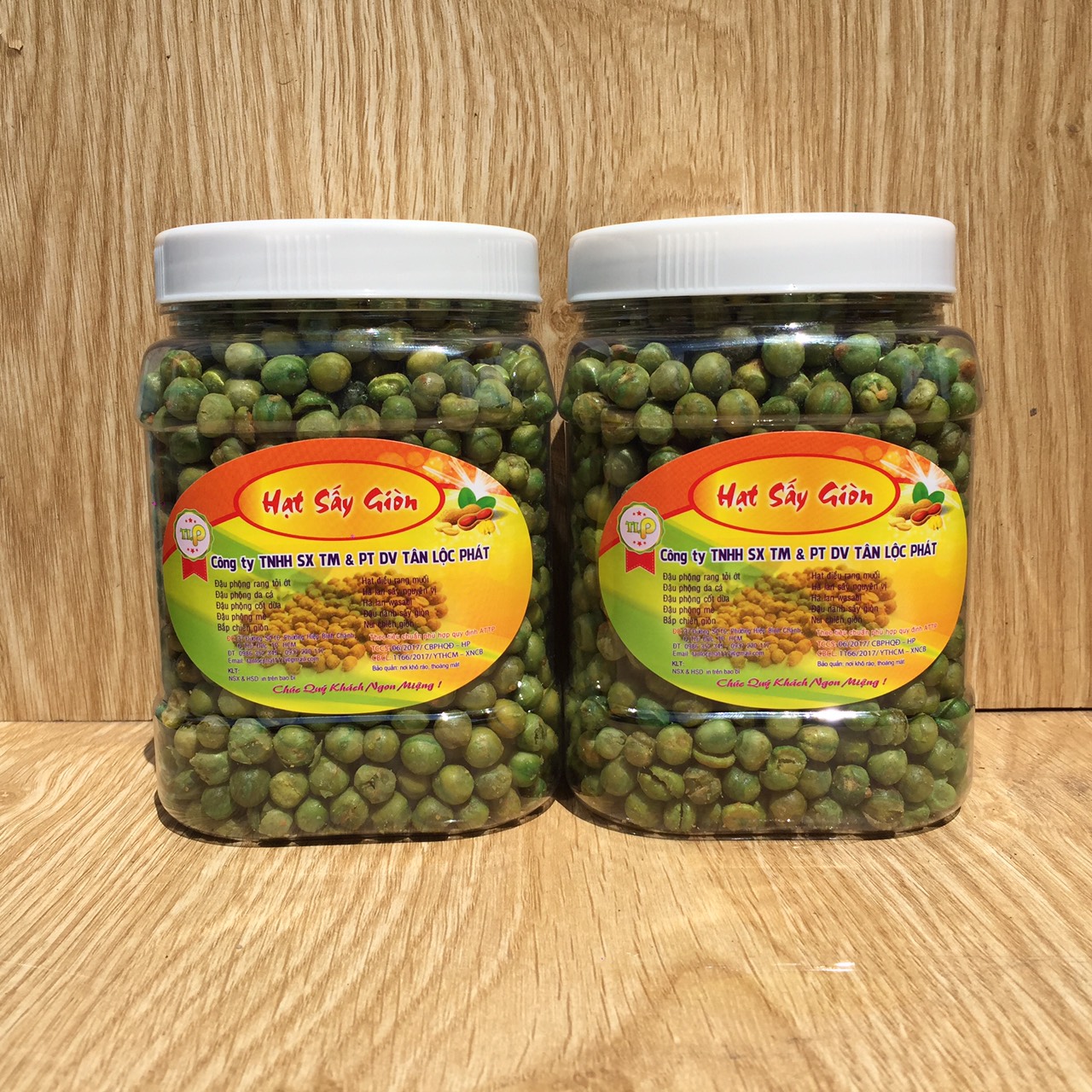 ĐẬU HÀ LAN TỎI ỚT TÂN LỘC PHÁT 500g