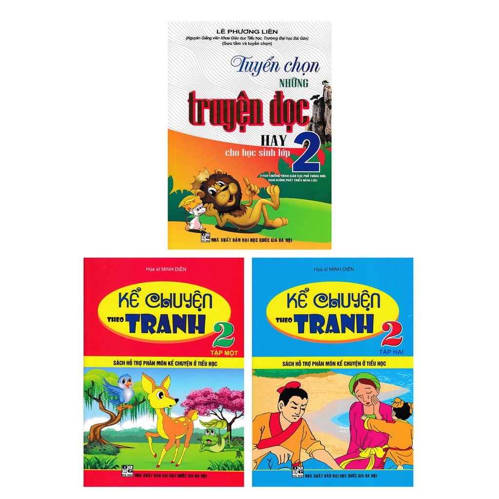 Combo tuyển chọn những truyện đọc hay cho học sinh lớp 2 + kể chuyện theo tranh lớp 2