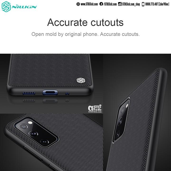 ỐP LƯNG DÀNH CHO ĐIỆN THOẠI SAMSUNG GALAXY S20 FE NILLKIN TEXTURED