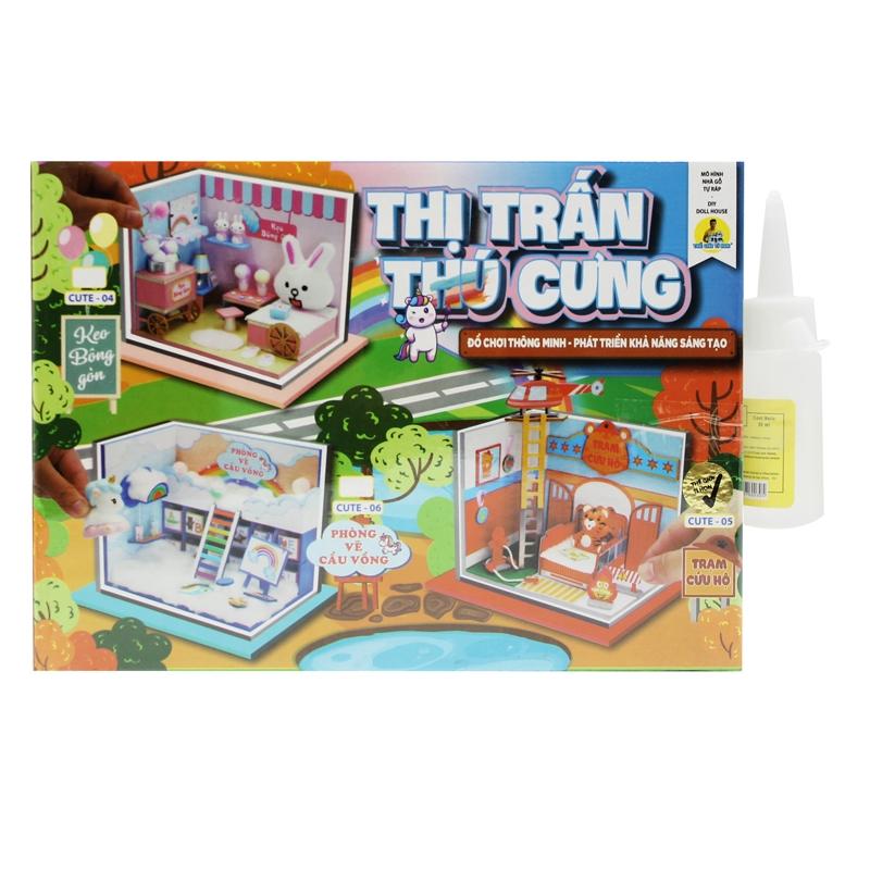 Đồ Chơi Mô Hình DIY Trạm Cứu Hộ - Thế Giới Tí Hon CUTE-05