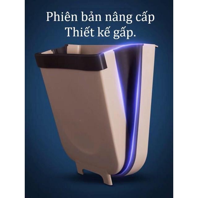 Thùng Rác Gấp Gọn Thông Minh Treo Cạnh Tủ 2 Size