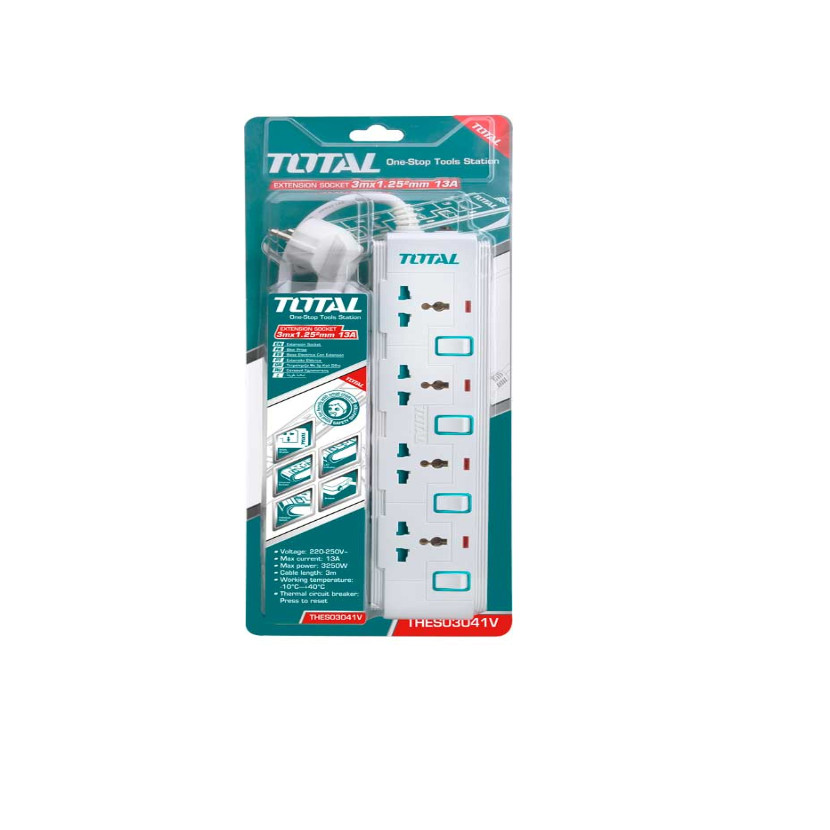 Ổ cấm điện Total THES03041V 