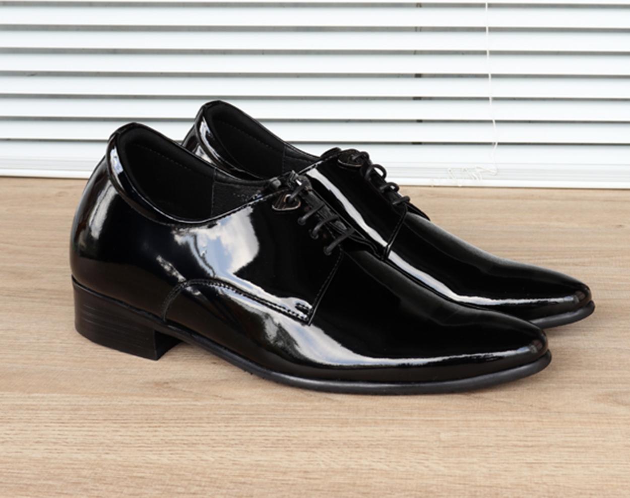 GIÀY TĂNG CHIỀU CAO GIÀY CAO DÀNH CHO NAM GIỚI S971 BÓNG - CAO 8CM GIÀY ĐỘN NAM CAO LỊCH LÃM VƯỢT TRỘI