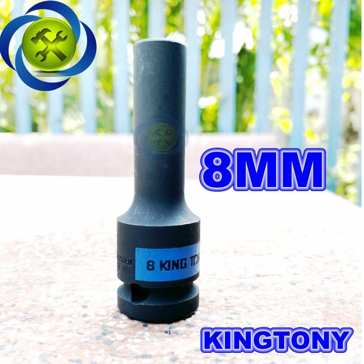 Tuýp đen dài 08mm Kingtony 443508 loại 1/2 6 cạnh dài 80mm