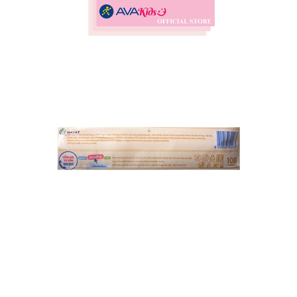 Combo 2 khăn ướt Molfix sơ sinh dịu nhẹ không mùi gói 100 miếng