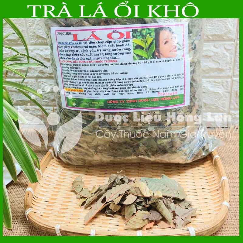Lá Ổi khô đóng gói 500g