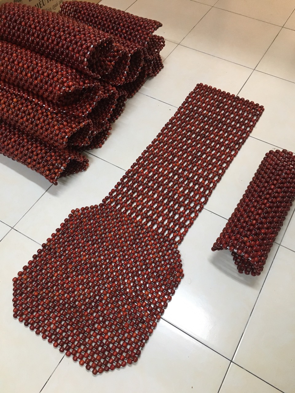 Đệm Lót Đàn Ghế Xe Ô Tô Hạt Gỗ Nhãn