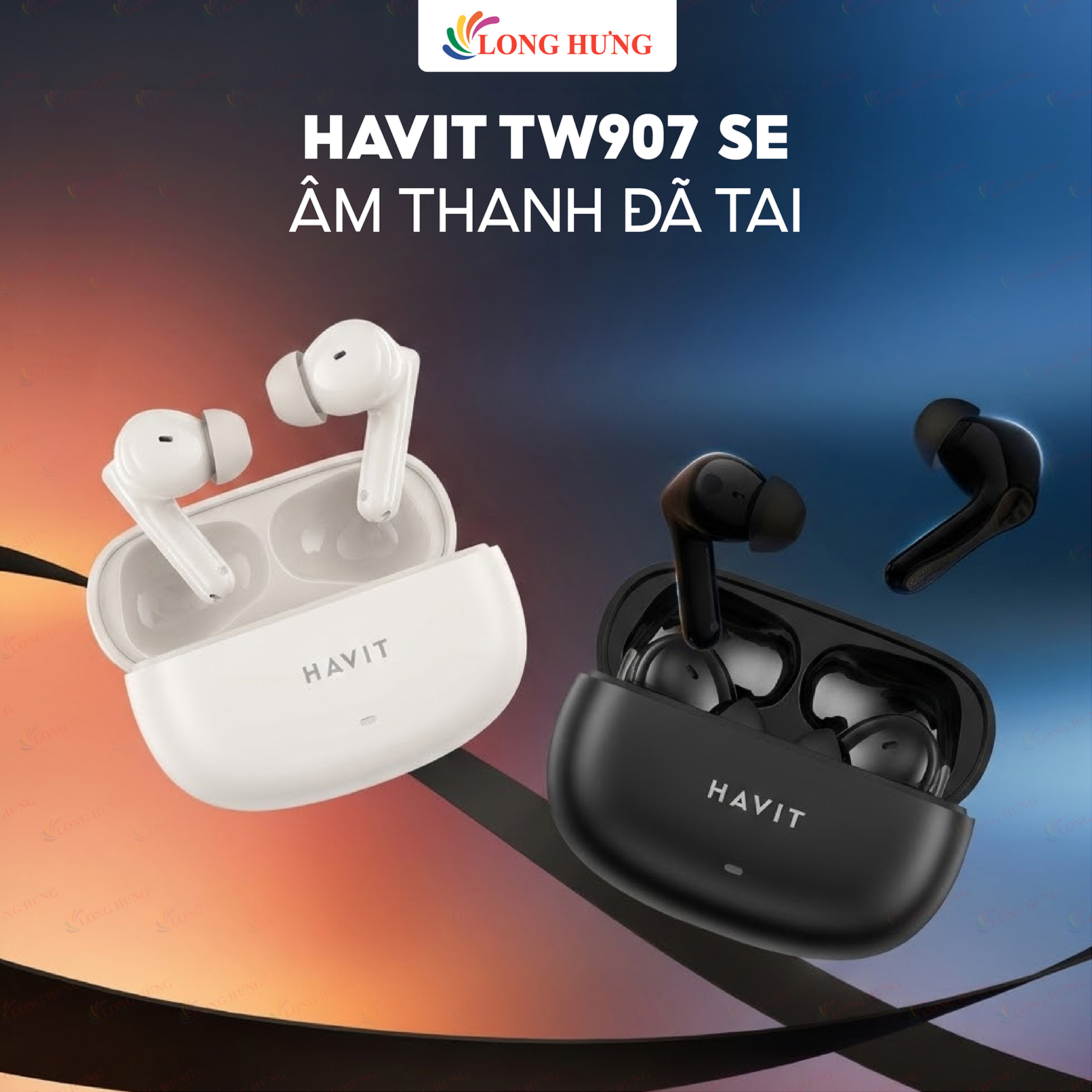 Tai nghe Bluetooth True Wireless Havit TW907 SE - Hàng chính hãng