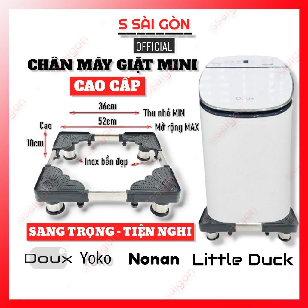 Chân đế máy giặt mini và máy lọc nước trụ Inox cao cấp - Bảo hành 2 năm lỗi 1 đổi 1