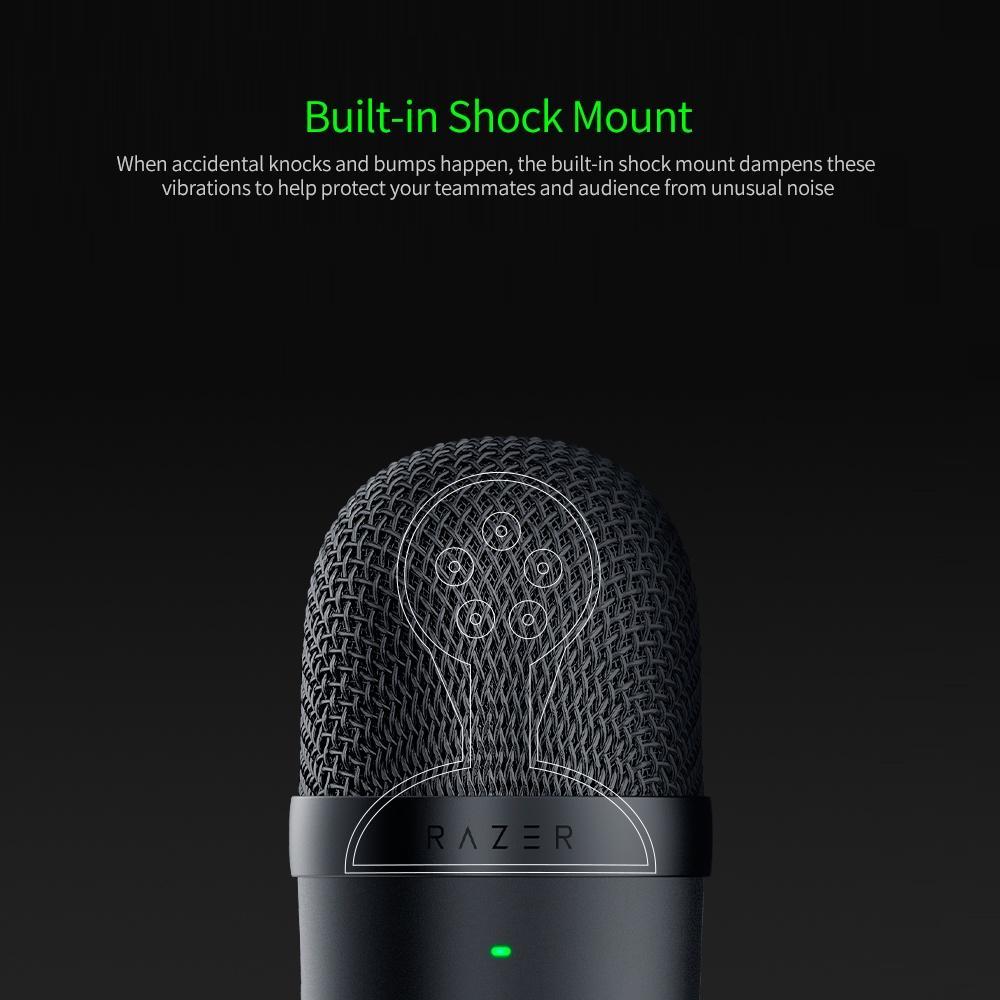 Micro Razer Seiren Mini Cổng USB Micrô Mini Microphone Hỗ Trợ Thu Âm/Live