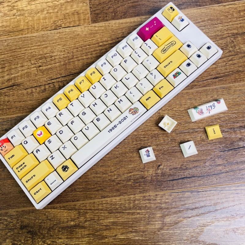 Set keycap thick PBT MARIO_Cherry profile 119 nút